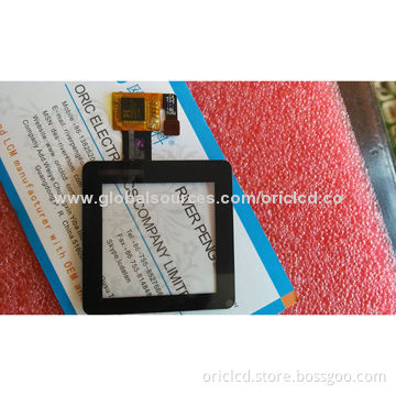 1.5-inch capacitive touch panels, applied for watch, attached cover lens as customer's request
